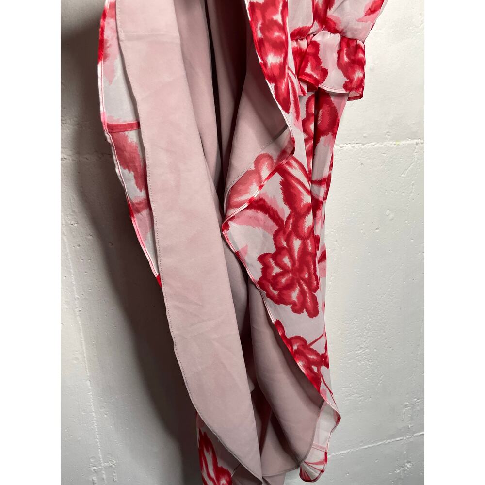 House of Harlow 1960 X Revolve Davi Midi Dress Red Floral Size XXS - Picture 7 of 8